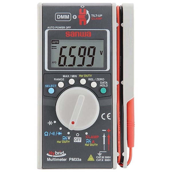 Sanwa Pocket Size Hybrid Digital Multimeter + Clamp Meter PM33a - main